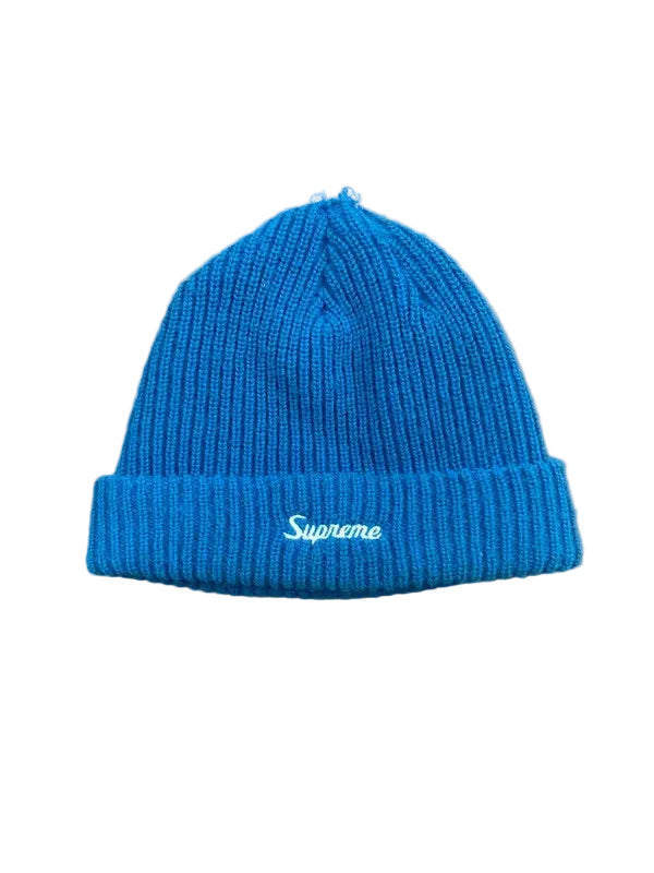 Supreme Loose Gauge Beanie (SS22) Light Royal - SS22(Størelse en størelse)