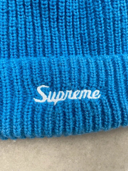 Supreme Loose Gauge Beanie (SS22) Light Royal - SS22(Størelse en størelse)