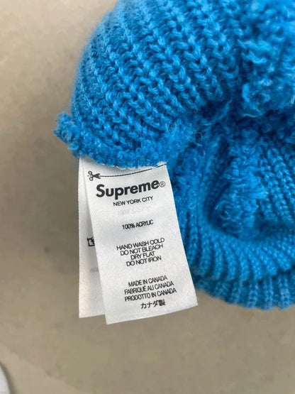 Supreme Loose Gauge Beanie (SS22) Light Royal - SS22(Størelse en størelse)
