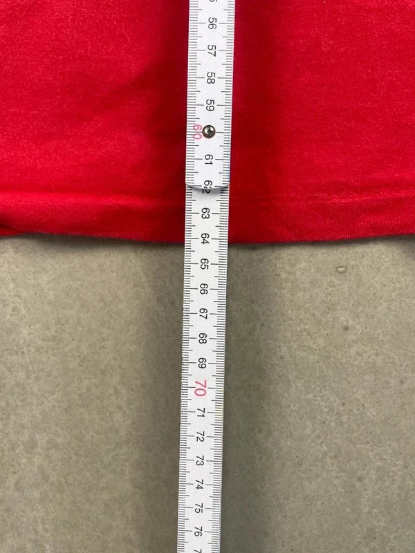 BAPE Bicolor Shark Tee Red/Black Men's - FW18(Størelse Medium)