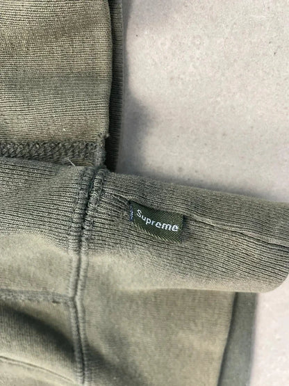 Supreme Futura Hooded Sweatshirt Dark Olive(Størelse Small)