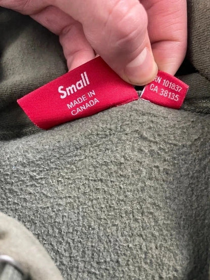 Supreme Futura Hooded Sweatshirt Dark Olive(Størelse Small)