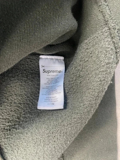 Supreme Futura Hooded Sweatshirt Dark Olive(Størelse Small)