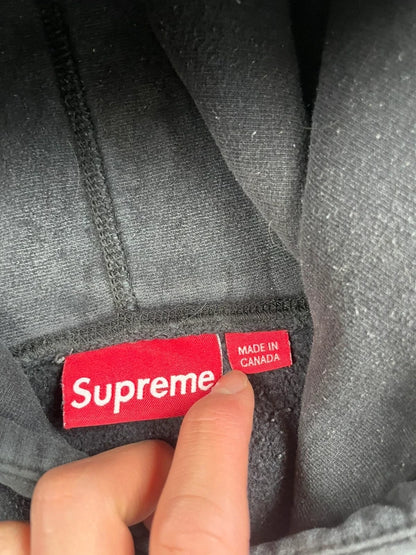 Supreme Chenille Hoodie FW19(Størelse Small)