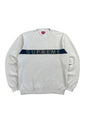 Supreme Logo Stripe Pique Crewneck FW16(Størelse Medium)
