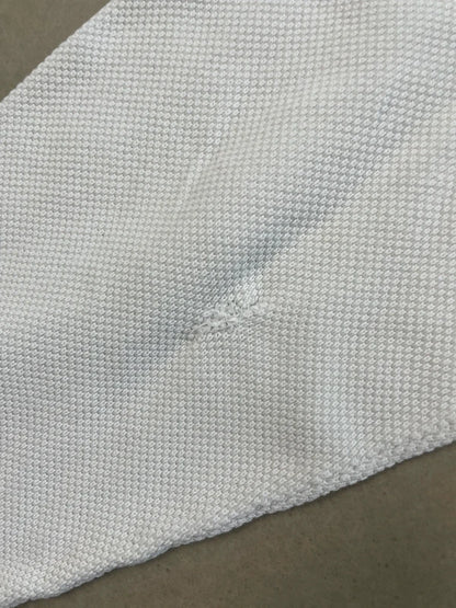 Supreme Logo Stripe Pique Crewneck FW16(Størelse Medium)