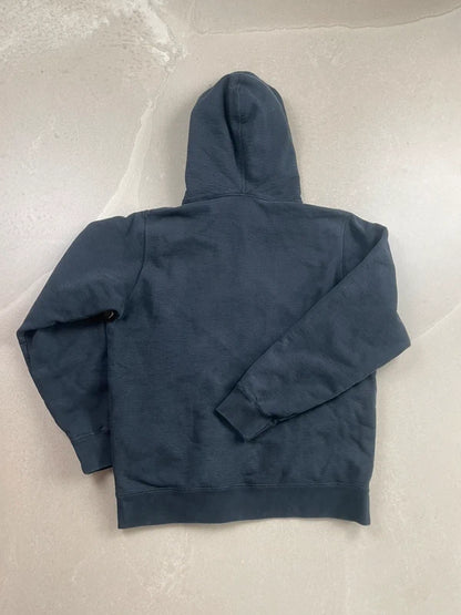 Supreme Diagonal Hooded Sweatshirt Black Men's - SS18(Størelse Medium)