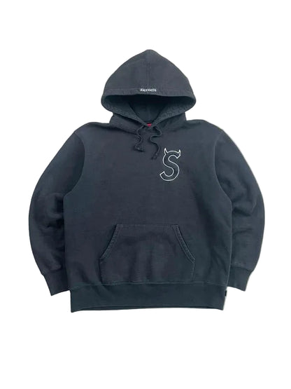 Supreme S Logo Hooded Sweatshirt (FW22)(Størelse Medium)