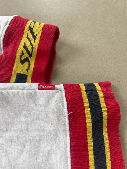 Supreme Striped Rib Hooded(Størelse Large