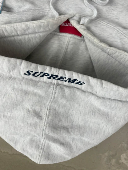 Supreme Striped Rib Hooded(Størelse Large