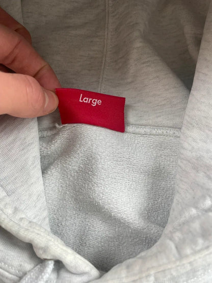 Supreme Striped Rib Hooded(Størelse Large
