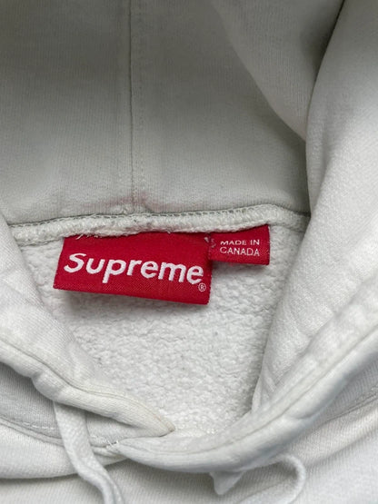 Supreme Full Stripe Supreme Hoodie(Størelse Medium)