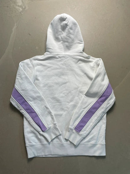 Supreme Full Stripe Supreme Hoodie(Størelse Medium)
