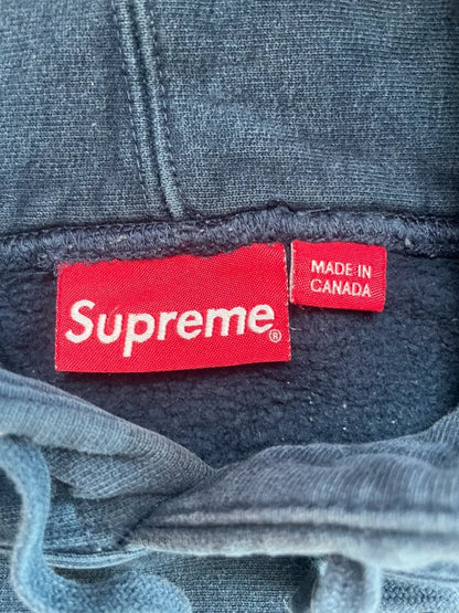 Supreme Color Blocked Arc Logo Hooded Sweatshirt (Størelse Medium)