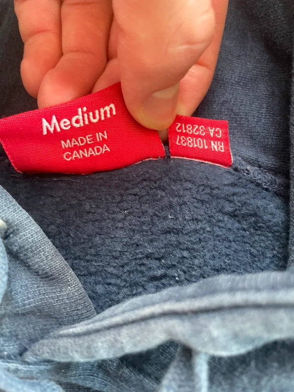 Supreme Color Blocked Arc Logo Hooded Sweatshirt (Størelse Medium)