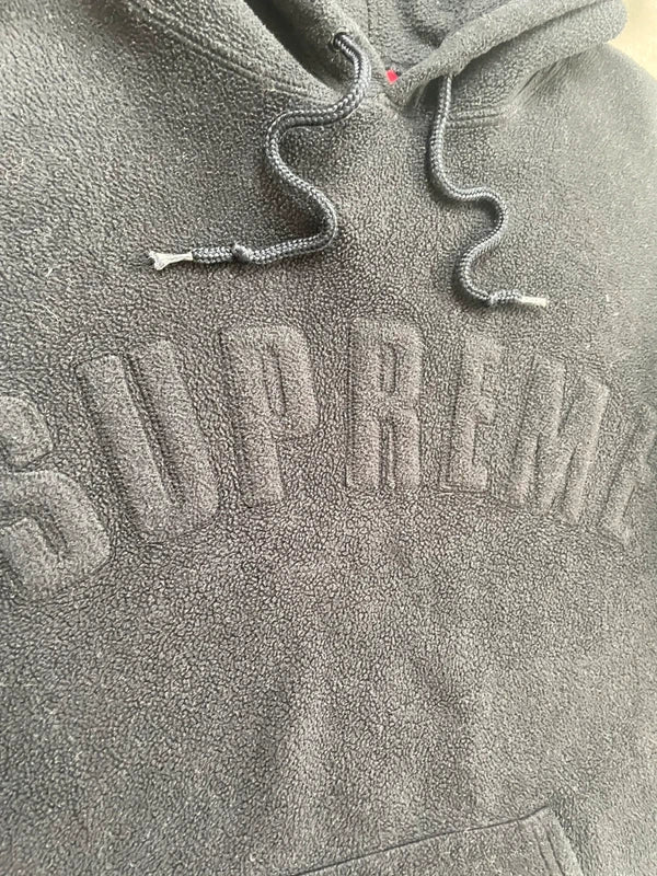 Supreme Polartec Hooded Sweatshirt (FW18)(Størelse Medium)