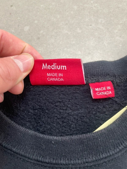Supreme World Famous Crewneck Black Men's - FW18(Størelse Medium)