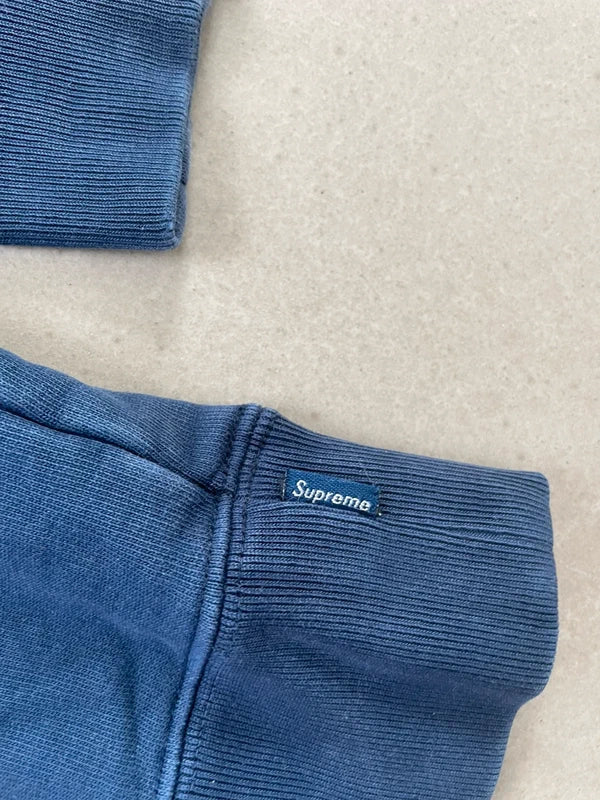 Supreme Dipped Crewneck Navy Men's - SS19(Størelse Medium)