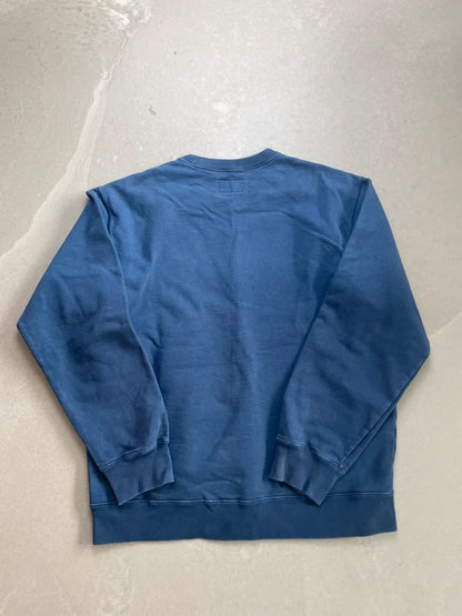 Supreme Dipped Crewneck Navy Men's - SS19(Størelse Medium)