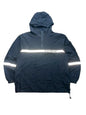Supreme Reflective Taping Hooded Pullover fra SS18(Størelse X-Large)
