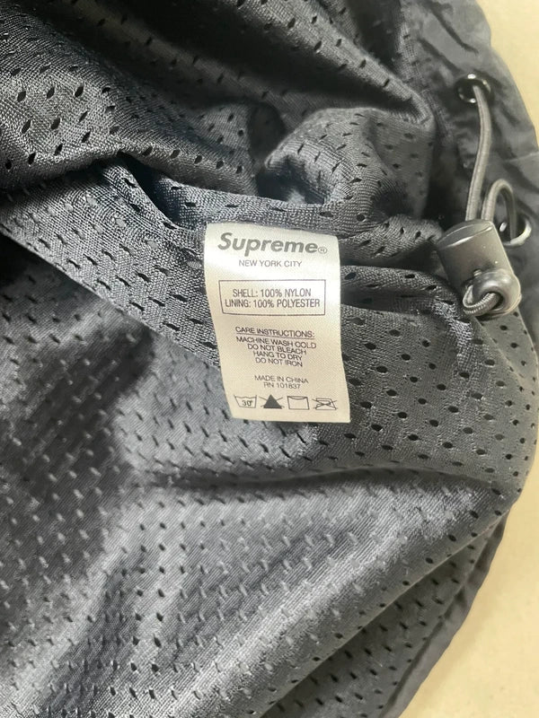 Supreme Reflective Taping Hooded Pullover fra SS18(Størelse X-Large)
