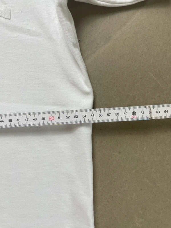 Supreme Chenille Arc Logo S/S Top White Men's - FW19(Størelse Medium)