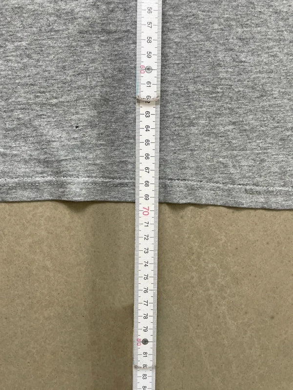 Supreme Crash Tee Heather Grey Men's - FW17(Størelse Medium)
