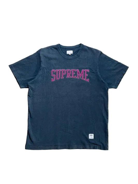 Supreme "Dotted Arc" T-shirt(Størelse Large)