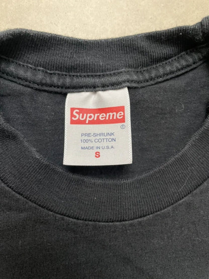 Supreme Stencil Tee Black Men's - FW2(Størelse Small)