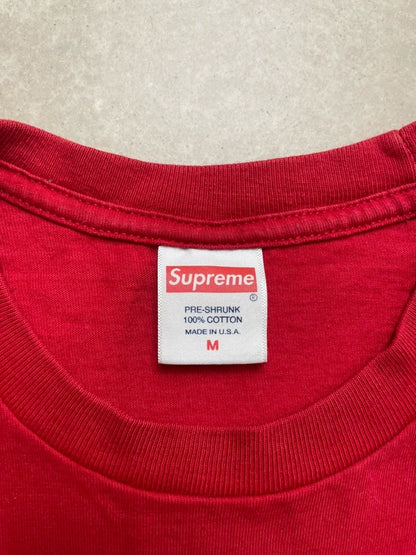 Supreme Tonal Box Logo Tee Red Men's - SS23(Størelse Medium)