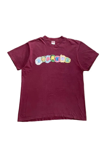 Supreme Pillows Tee Burgundy Men's - FW19 -(Størelse Large)