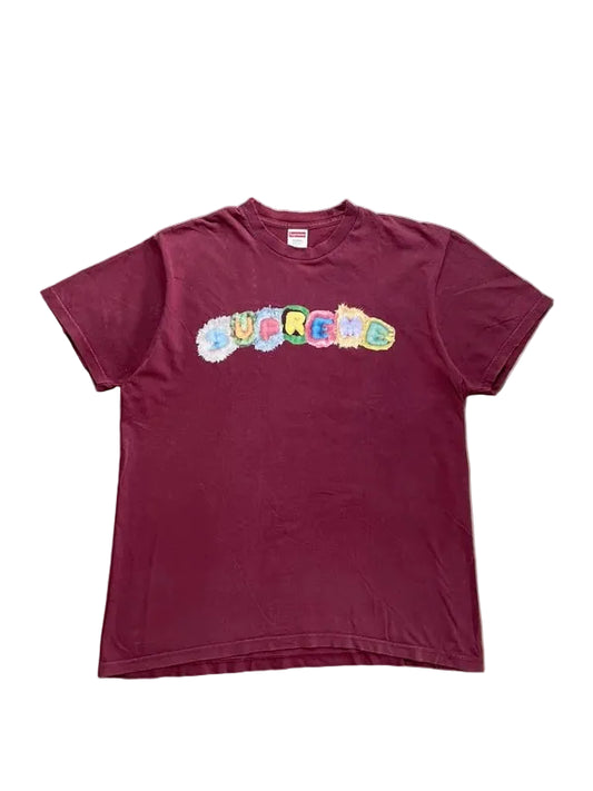 Supreme Pillows Tee Burgundy Men's - FW19 -(Størelse Large)