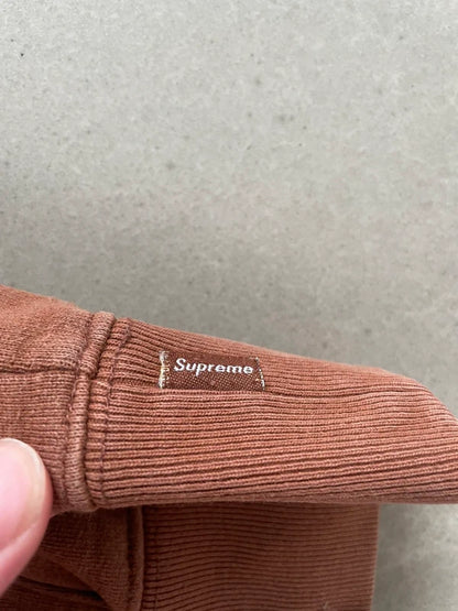 Supreme Embroidered Chenille Hooded Sweatshirt(Størelse Large)