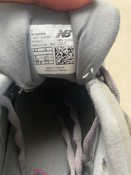 New Balance 1906R Grey Indigo(Størelse 43 EU)
