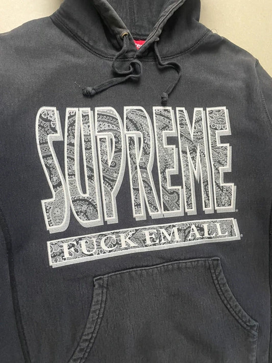 Supreme FuckEm All Hoodie(Størelse Small)