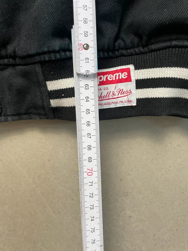 Supreme Mitchell &amp; Ness Doughboy Twill Varsity Jacket(Størelse Medium)