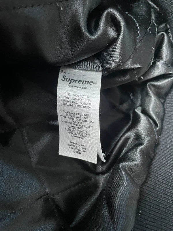 Supreme Mitchell &amp; Ness Doughboy Twill Varsity Jacket(Størelse Medium)
