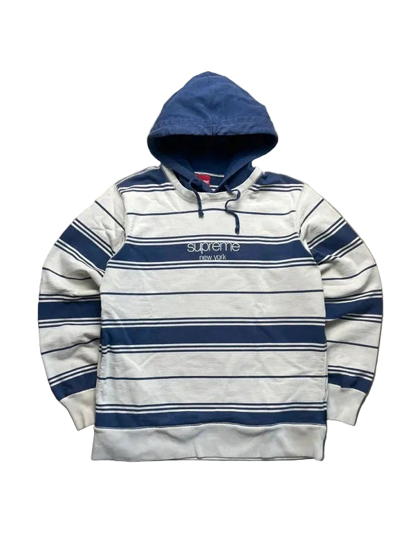 Supreme New York Hoodie - FW17(Størelse Medium)
