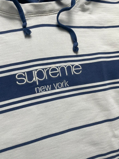 Supreme New York Hoodie - FW17(Størelse Medium)
