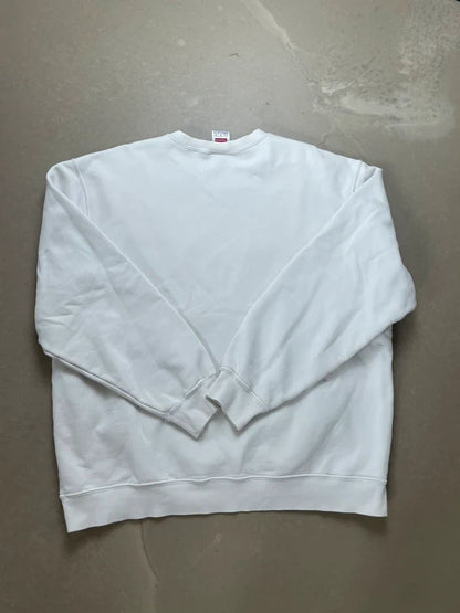 Supreme Nike Jewel Crewneck White(Størelse Large)
