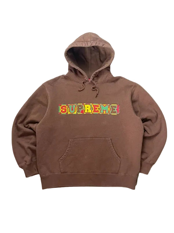 Supreme Beaded Hooded Sweatshirt(Størelse Small)