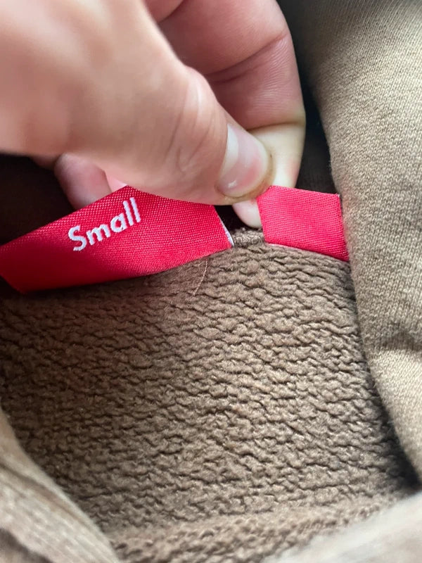 Supreme Beaded Hooded Sweatshirt(Størelse Small)