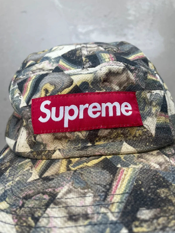 Supreme Camp cap Camo(Størelse en størelse)