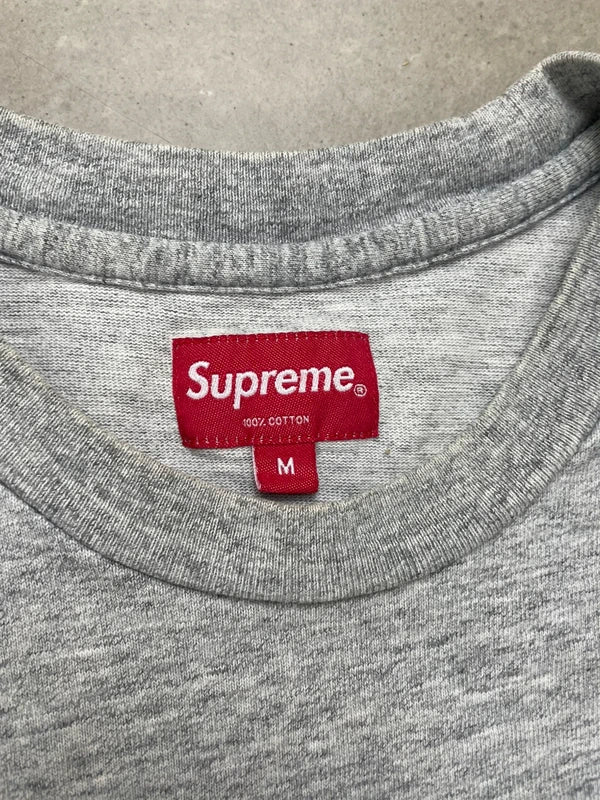 Supreme Gradient Arc Top Heather Grey Men's - SS18(Størelse Medium)