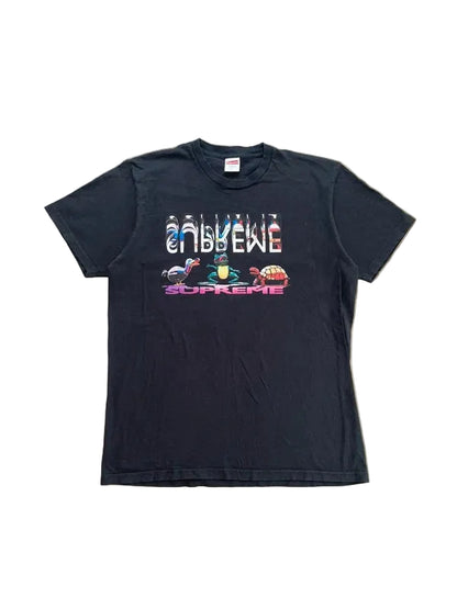 Supreme Friends Tee Black Men's - FW17(Størelse Large)