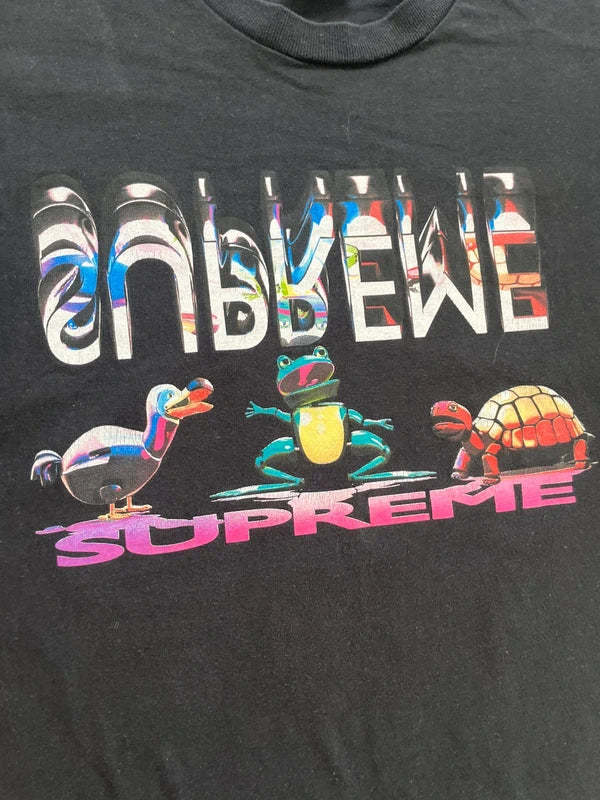 Supreme Friends Tee Black Men's - FW17(Størelse Large)