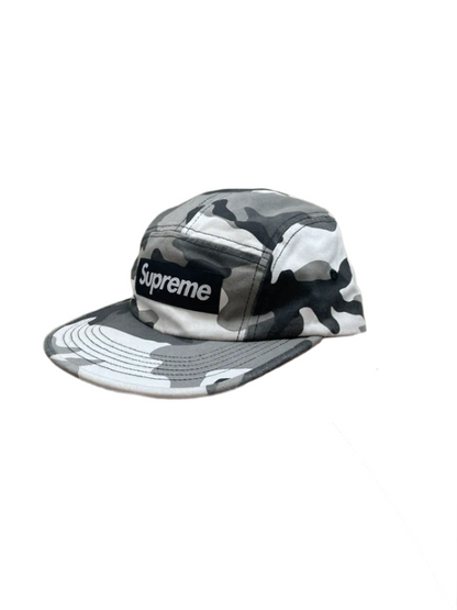Supreme Washed Chino Twill Camp Cap (SS26) Snow Camo(Størelse en størelse)