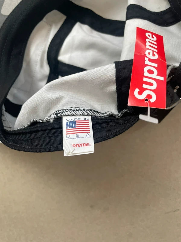 Supreme Washed Chino Twill Camp Cap (SS26) Snow Camo(Størelse en størelse)