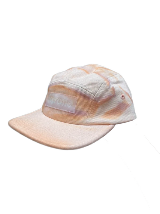 Supreme Denim Camp Cap (FW25) Washed Pink - FW25(Størrelse en størelse)