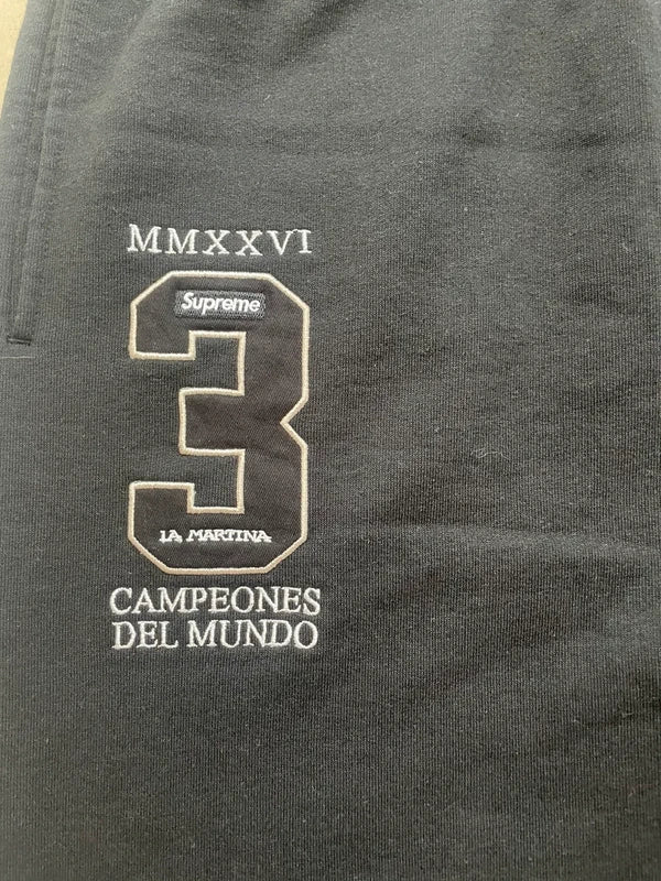 Supreme La Martina Sweatpant Navy Men's - SS26(Størelse Large)